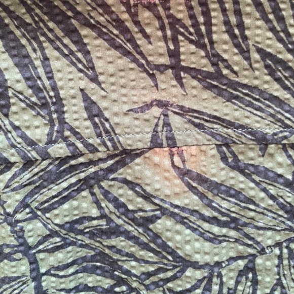 J.Crew Seersucker Camp Collar Shirt - Picture 3 of 4